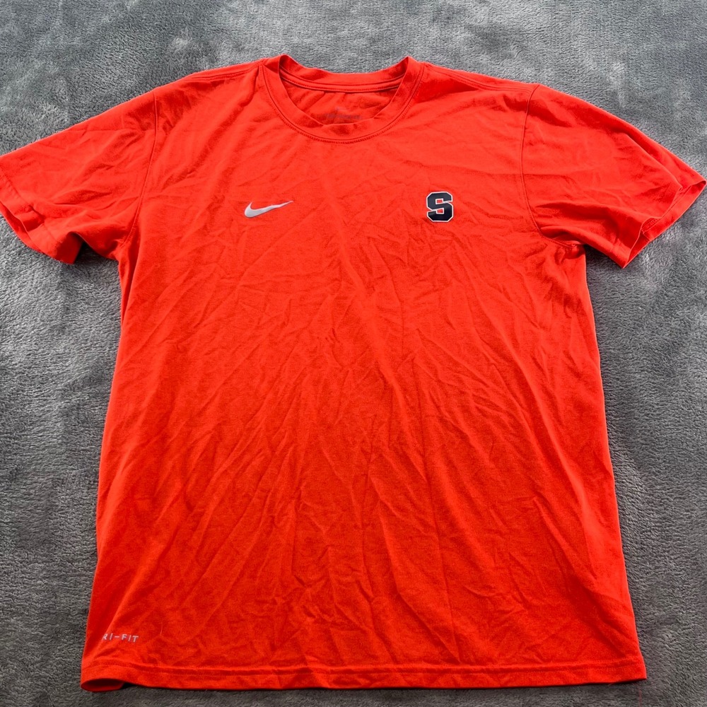 Nike Syracuse University Dri-FIT Orange Graphic T-Shirt Mens Medium 815232-820